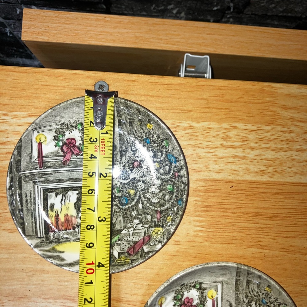 Vintage Johnson brothers Holiday Tree Serving Platter Set - Picture 7 of 8